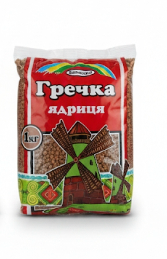 Крупа гречана Ядриця ТМ "ВЕСЕЛКА" 1кг.